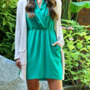 Wilfred Aritzia Teal Sabine Dress